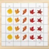 Vibrant Leaves Postcard Stamps