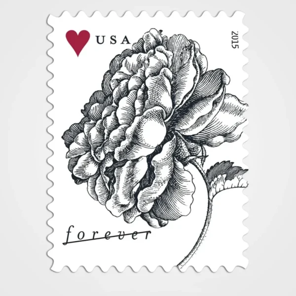 Vintage_Rose_Stamps_1 Vintage Rose Stamps - Forever First Class Postage Stamps