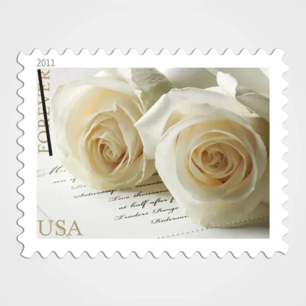 Wedding_Roses_Stamps_1 Wedding Roses Stamps - Forever First Class Postage Stamps
