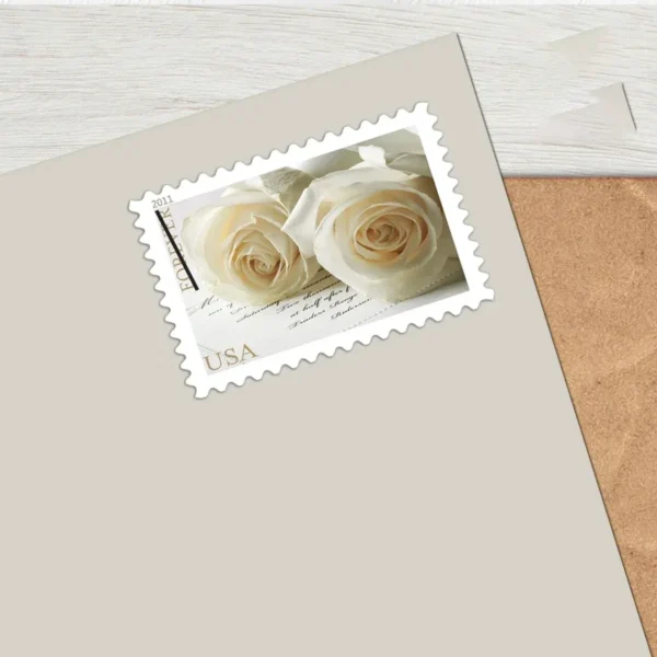 Wedding_Roses_Stamps_3 Wedding Roses Stamps - Forever First Class Postage Stamps