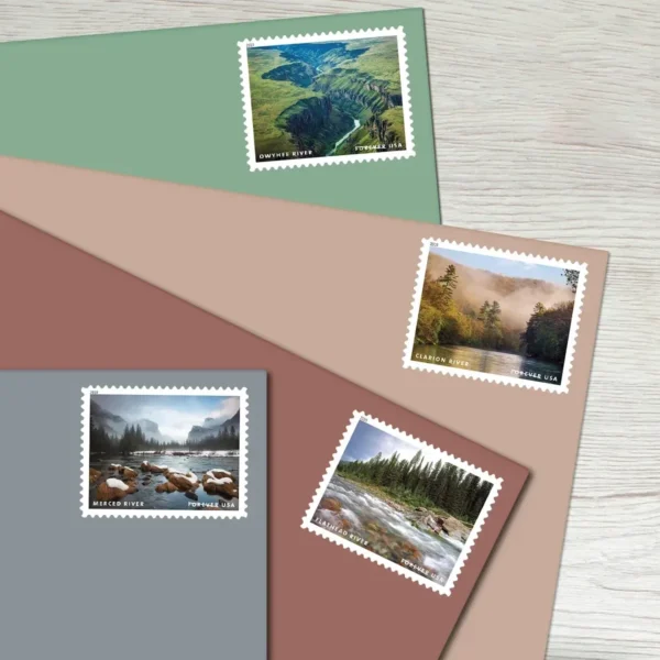 Wild_and_Scenic_Rivers_Stamps_2 Wild and Scenic Rivers Stamps - Forever First Class Postage Stamps