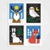 Winter_Woodland_Animals_Stamps_1 Winter Woodland Animals Stamps - Forever First Class Postage Stamps