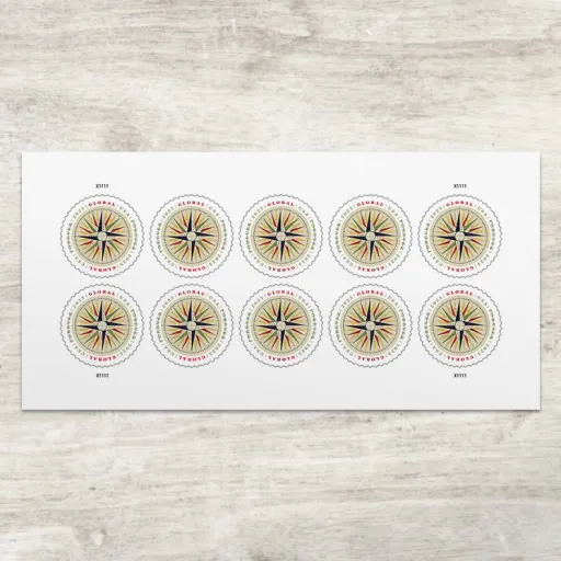 Global: 1794 Compass Rose Stamps