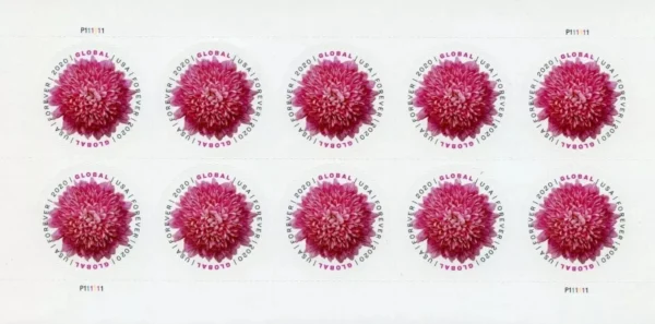 Global :Chrysanthemum Stamps