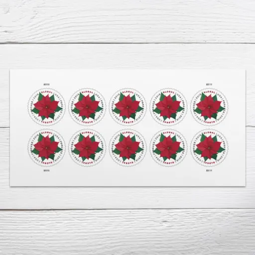 Global: Poinsettia Stamps