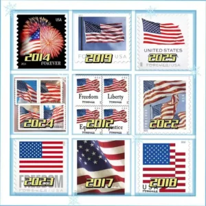 hunhejuan1 U.S. Flag Stamps, Coil of 100--50 Rolls