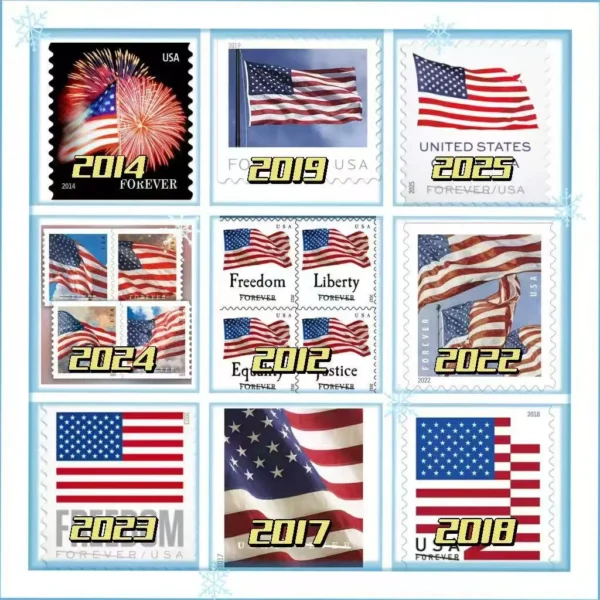 U.S. Flag  Stamps, Coil of 100--50 Rolls