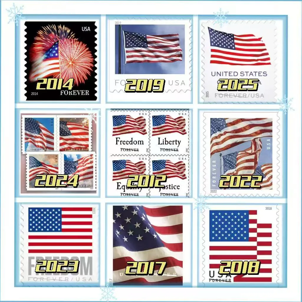 U.S. Flag stamp coil product
