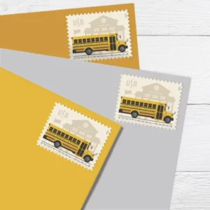 school bus13 School Bus Stamps